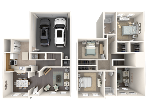 Royal Palm Floor Plan at Floresta, Jupiter, Florida